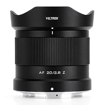 Amazon.co.jp: VILTROX AF 20mm F2.8 Z マウント 広角レンズ